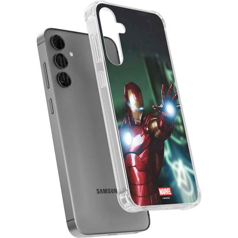 Marvel Tony Stark Iron Man Galaxy S24 Plus Clear Case